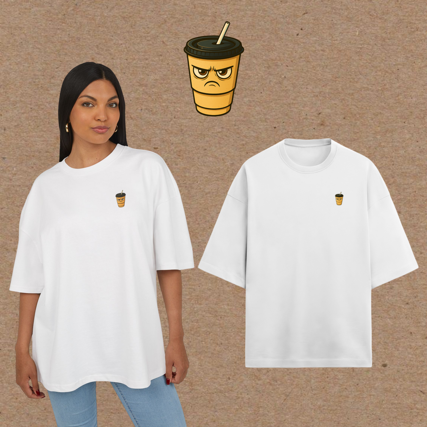 280 GSM Oversized Brewed Tee