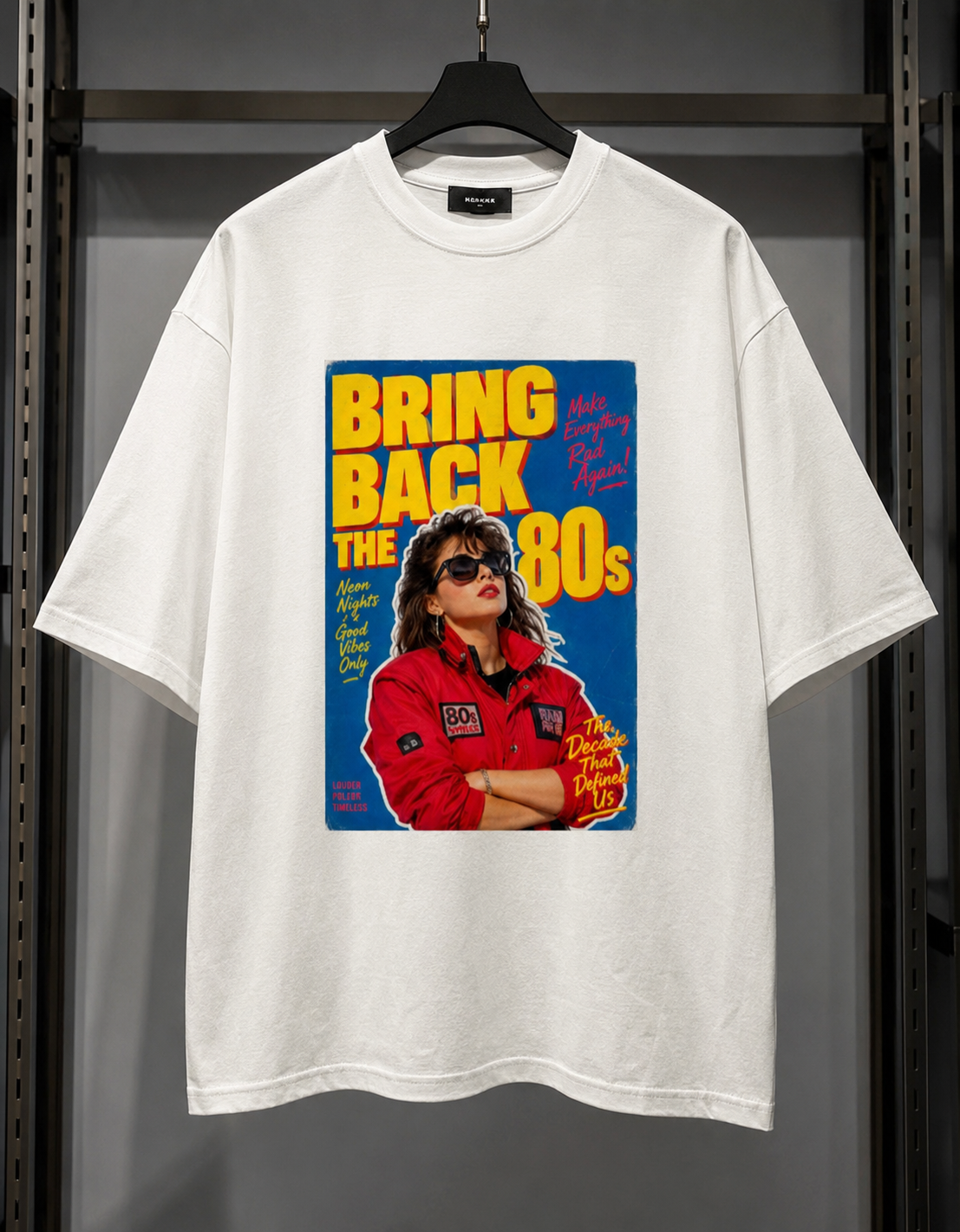 Bring Back The 80s | 240 GSM Premium Oversized Graphic T-Shirt