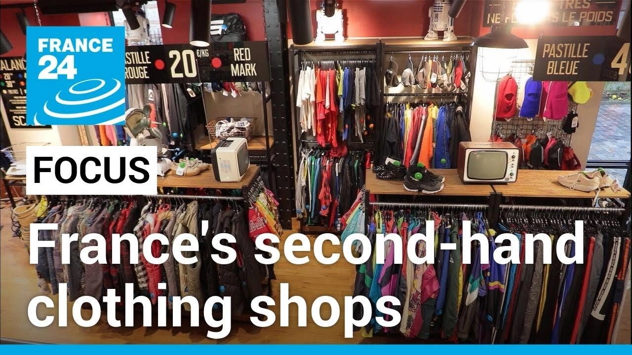 Load video: Check out this France24 video to learn how thrifting is booming among French youth, embracing sustainable and unique fashion!